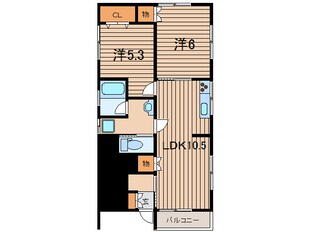 相馬駅 徒歩12分 1階の物件間取画像